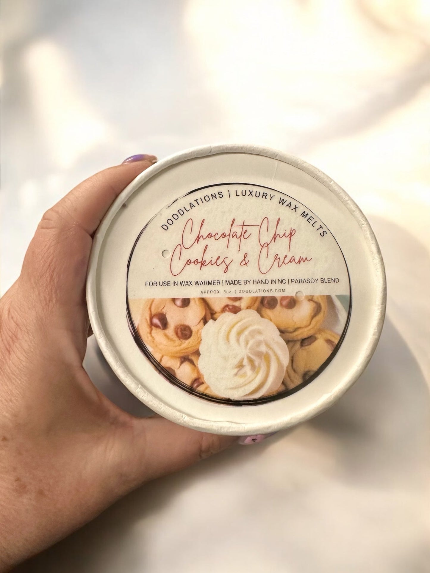 Chocolate Chip Cookies & Cream Wax Melts