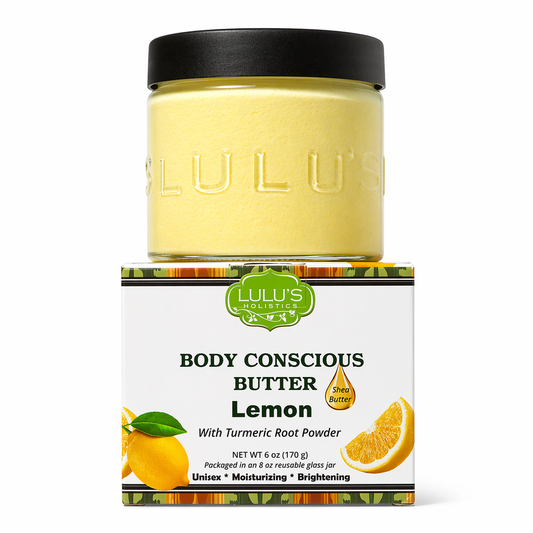 Lemon Turmeric Whipped Body Butter – Uneven Looking Skin
