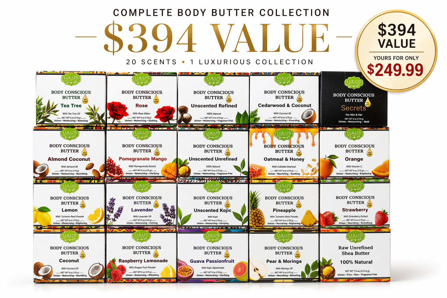 Body Conscious Butter – Complete Collection Box