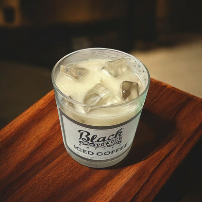 Doodlations Boutique Candle | Black Powder Iced Coffee