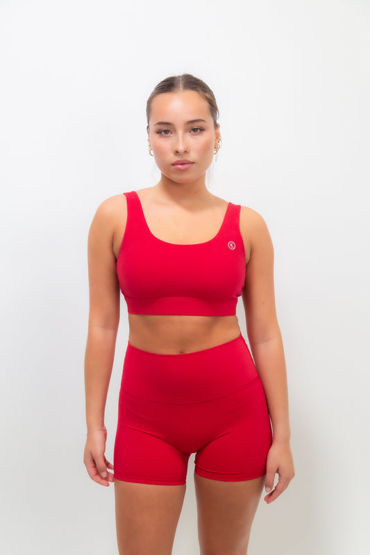 Pantalón corto rojo mantequilla de secado rápido I Am Beautifully Radiant