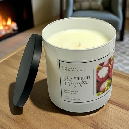 Doodlations Boutique Candle | Grapefruit & Mangosteen