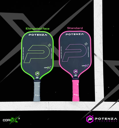 P+ PowerSpin Carbon COREx3 (rosa neón, cara alargada)