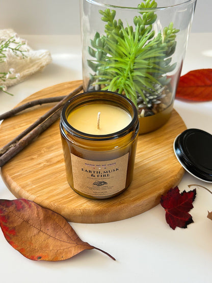 Earth Musk & Fire Tallow Candle