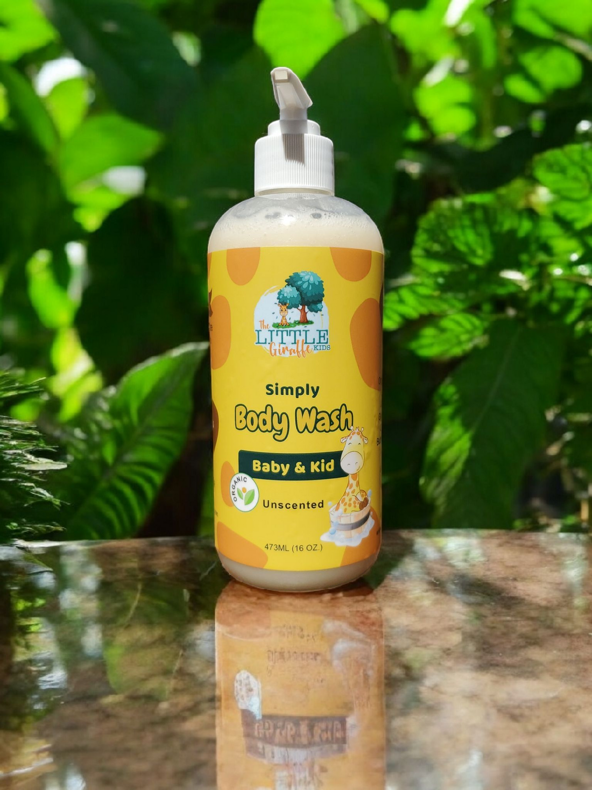 Gel de baño orgánico sin perfume