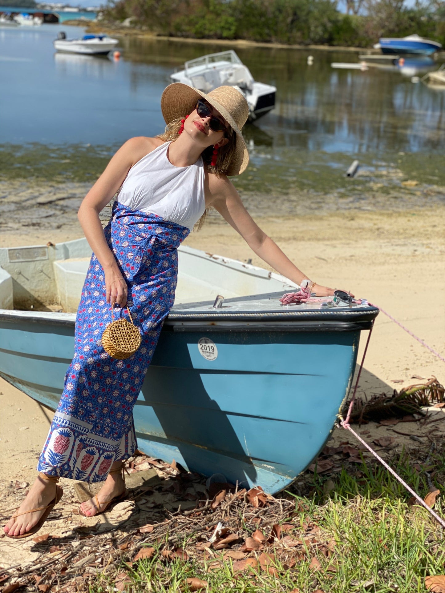 Wildflower Sun Hat - Plain without Eyelets/Grommets/Ribbon