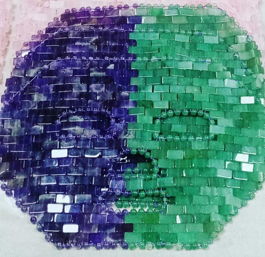 AMETHYST CLARITY + JADE BALANCING FACE MASK - Handmade