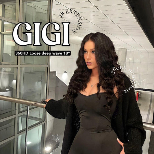 Get The Influncer's Hairstyle with GIGI (360HD LACE HUMAN HAIR)