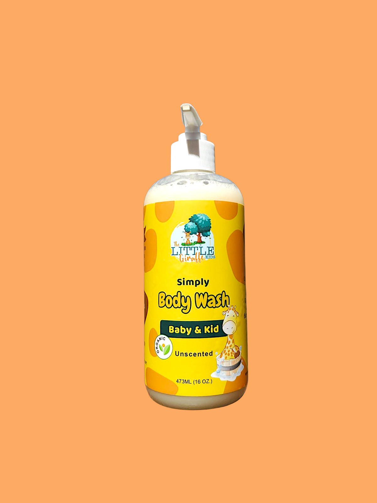 Gel de baño orgánico sin perfume