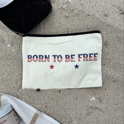 Born To Be Free Travel Pouch