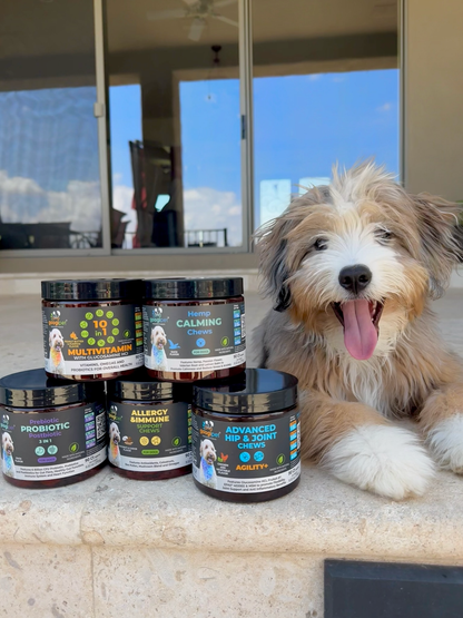 Friandises à Mâcher pour Chiens (Goût Beurre de Cacahuète) – Soutien Allergies & Immunité