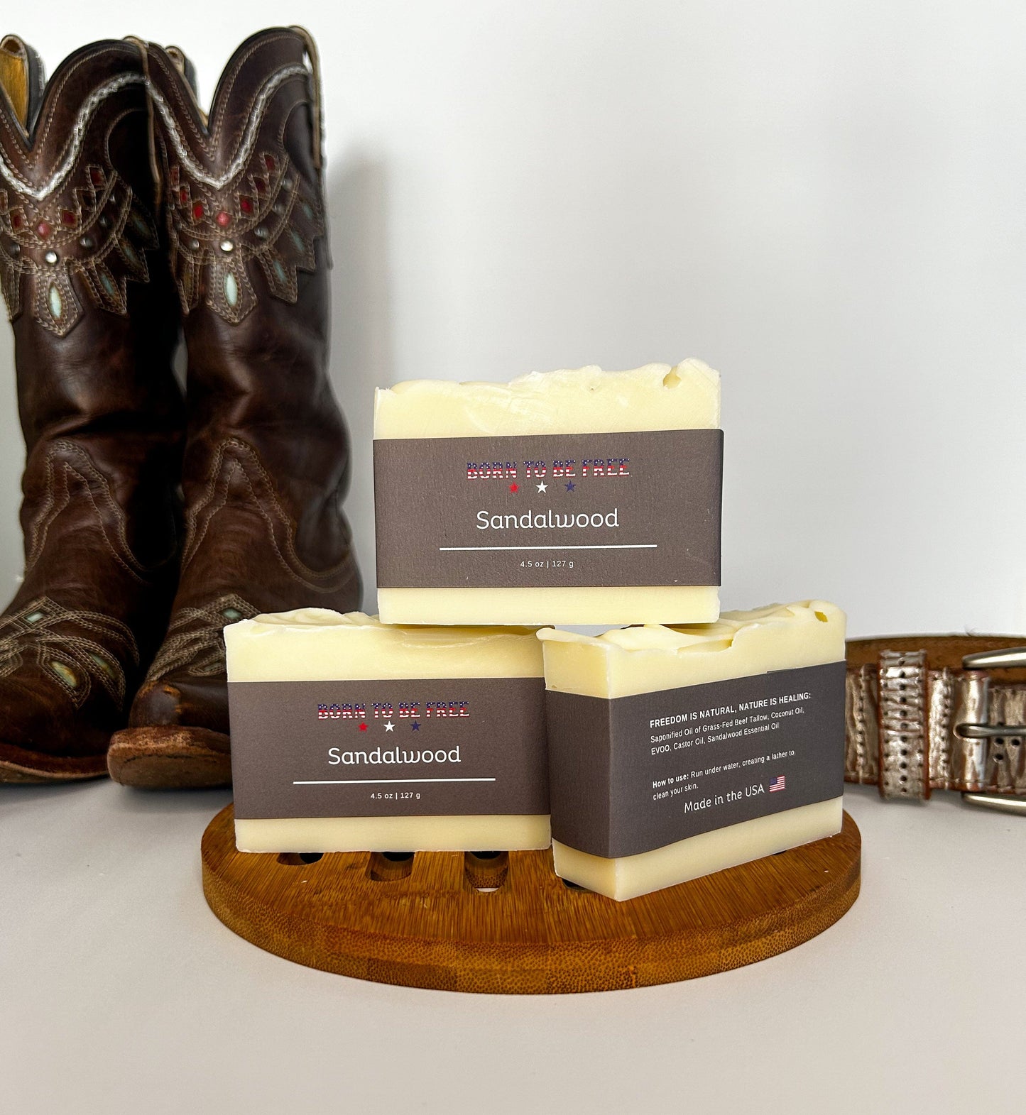 Sandalwood Tallow Soap Bar