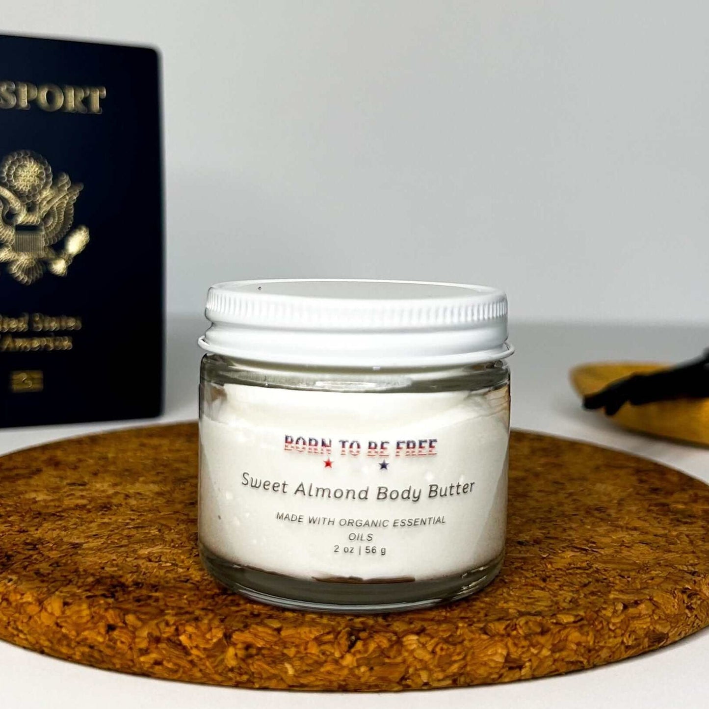 Manteca corporal de almendras dulces