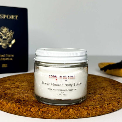 Manteca corporal de almendras dulces