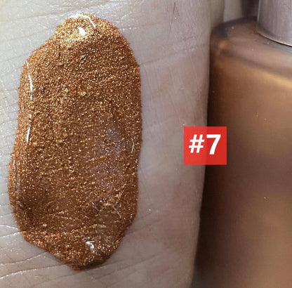 Sunkissed Bronzer & Glow Drops – Filtre liquide de teint, éclat rosé et lumineux