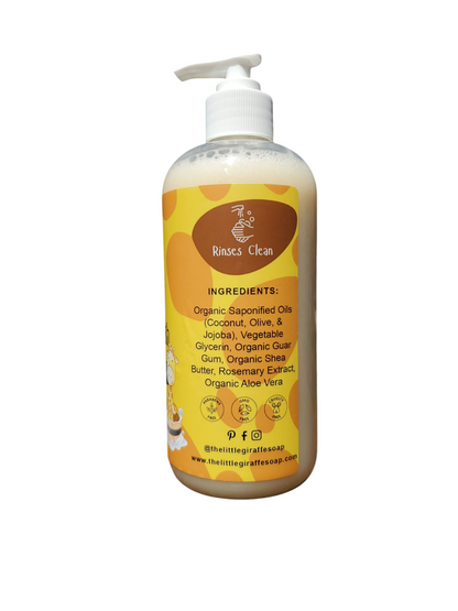 Gel de baño orgánico sin perfume