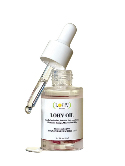 PREMIUM Multi-Purpose Rose Oil For Sensitive Skin. Clear Up Bumps, Ingrown Hairs On Face and Bikini Line, Soothes Irritation with Rosemary Oil + Vitamin E Oil + Grape Seed Oil + Sweet Almond Oil