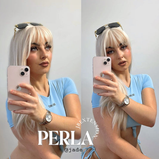Get the look with our White Straight Wig PERLA