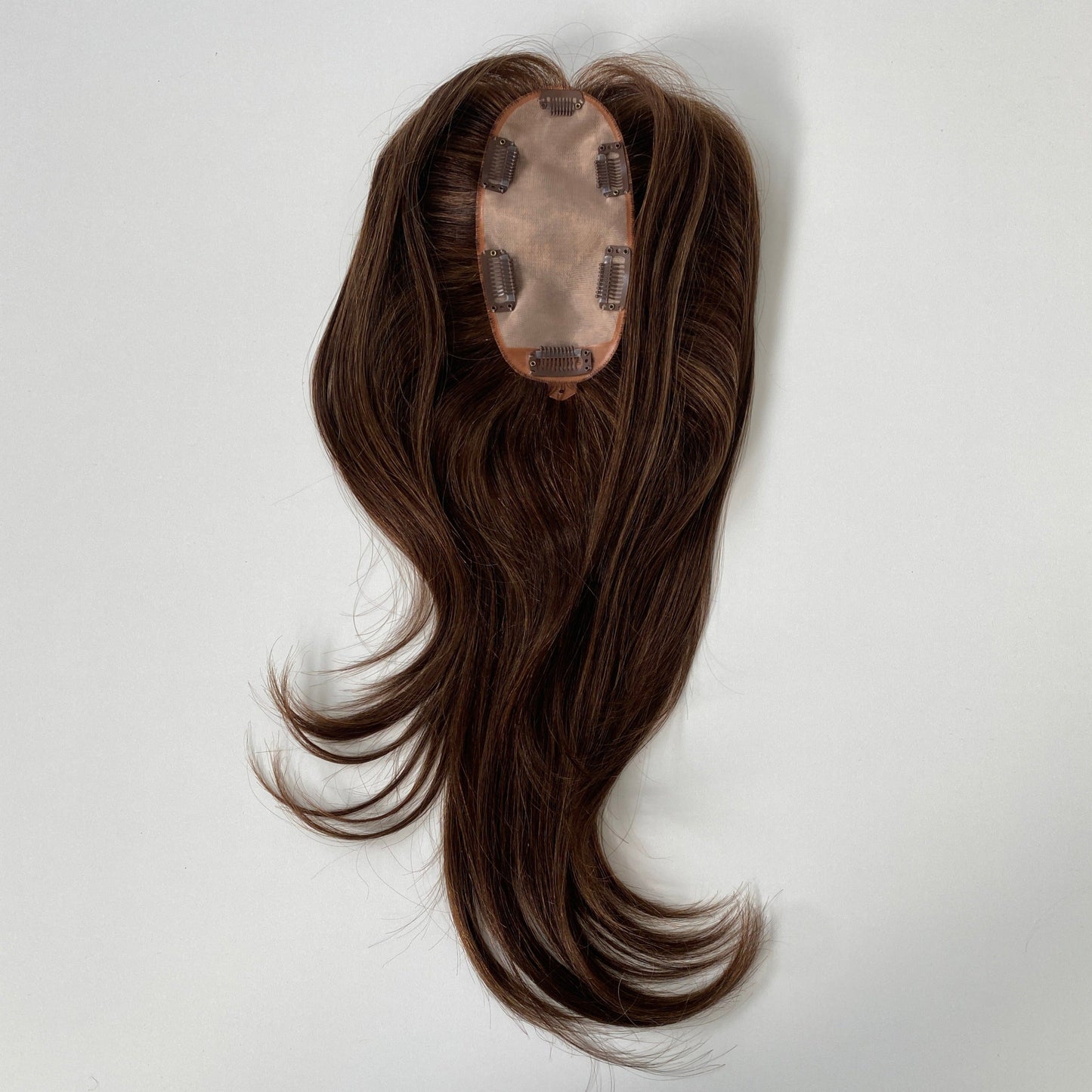 Clio 16 M French | Remy Human Hair Topper (Hand-Tied)