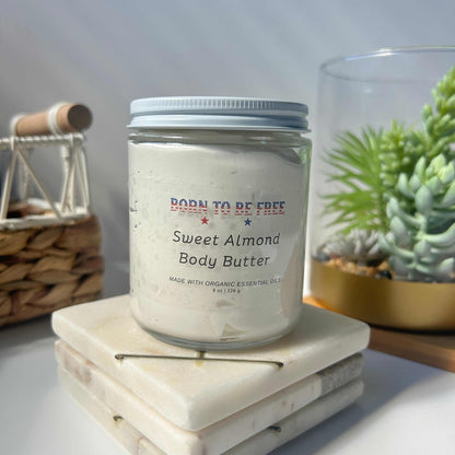 Manteca corporal de almendras dulces