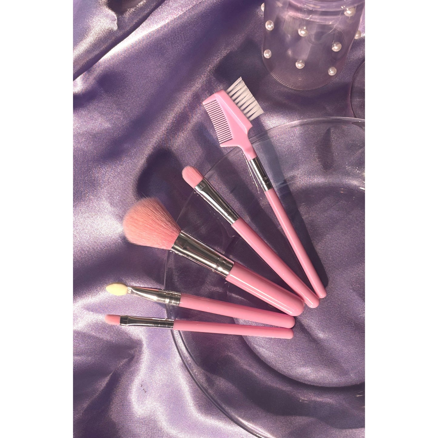 Pinceles de maquillaje: juego de 5 pinceles