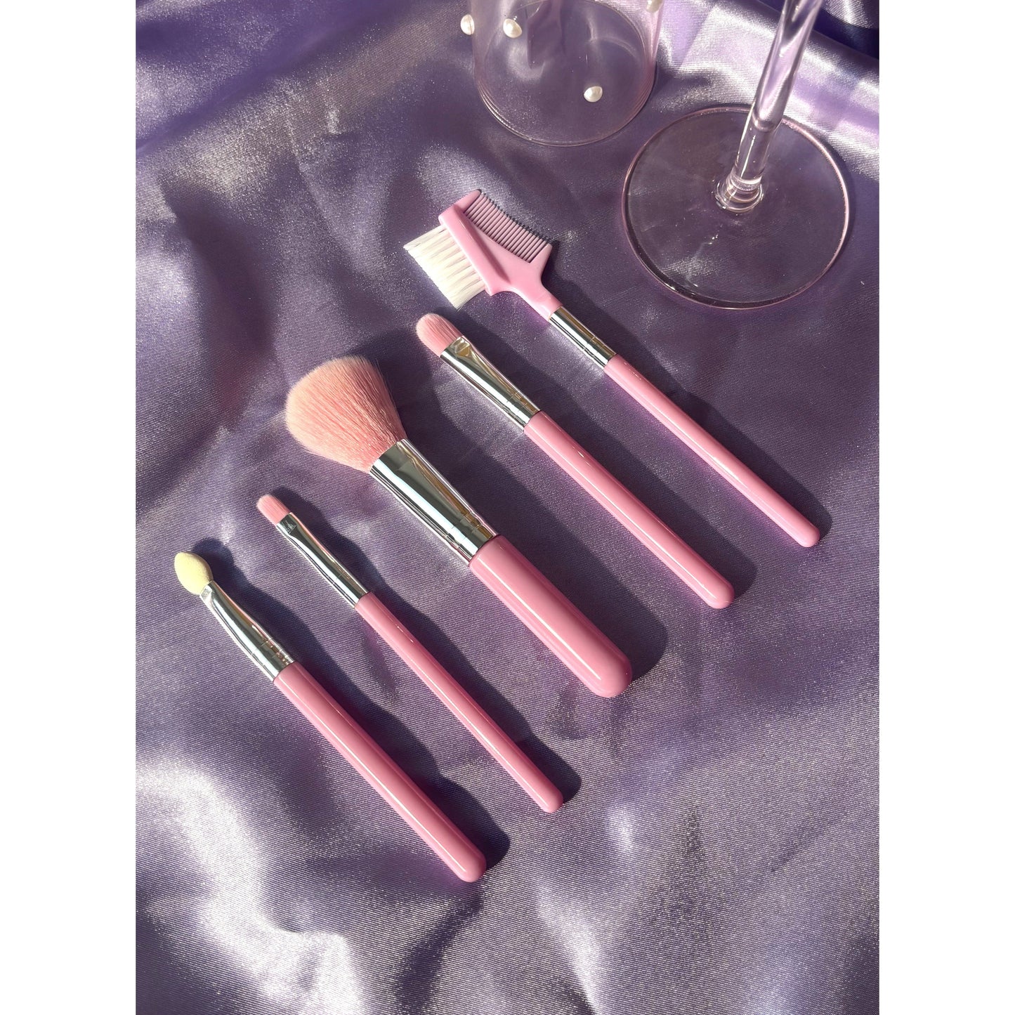 Pinceles de maquillaje: juego de 5 pinceles