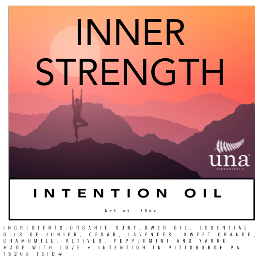 Inner Strength Intention Oil | Natural Fragrance | Una Biologicals
