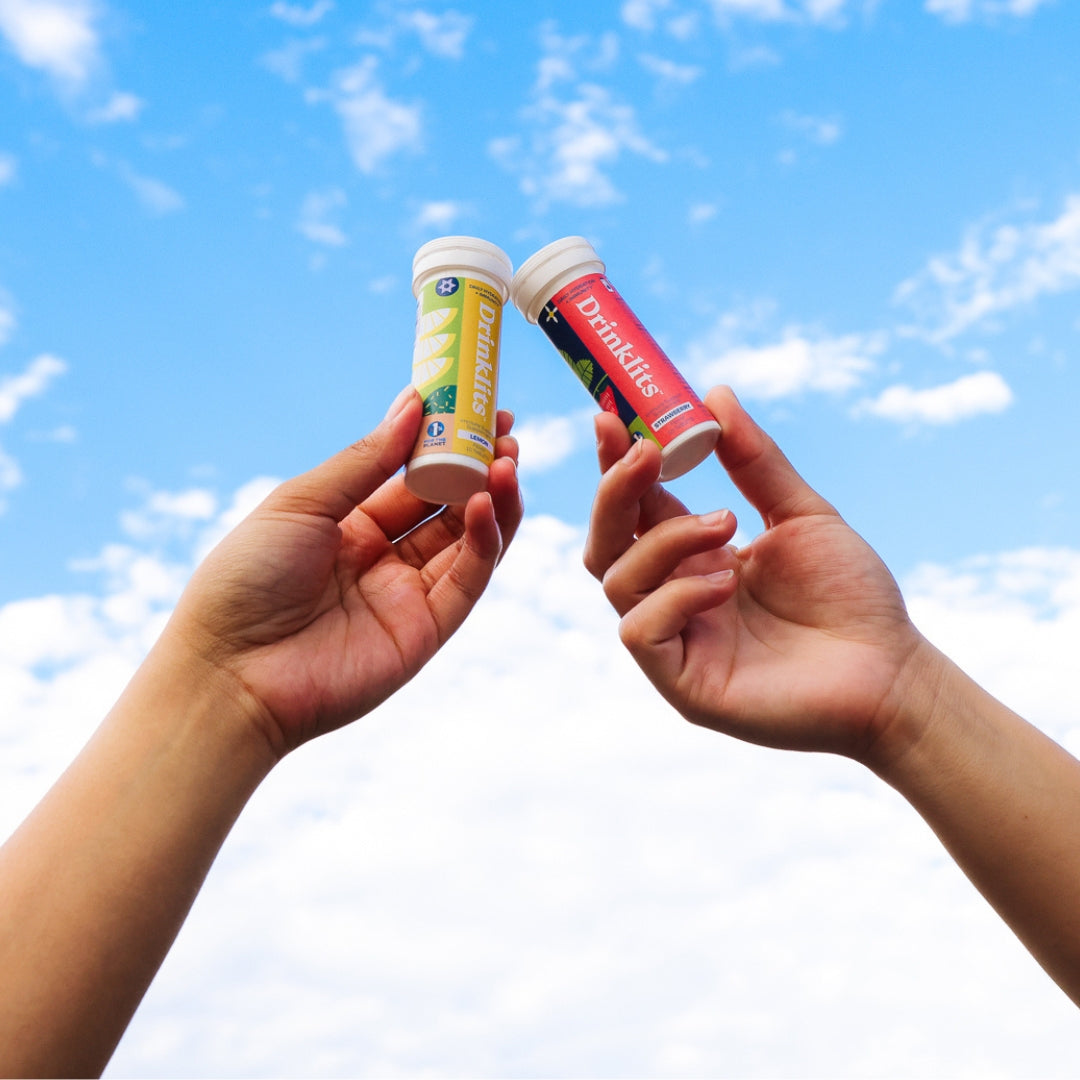 Strawberry & Lemon Flavored Hydration Immunity Tablets - 4 Tubes | 40 Servings