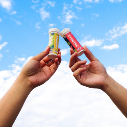 Strawberry & Lemon Flavored Hydration Immunity Tablets - 4 Tubes | 40 Servings
