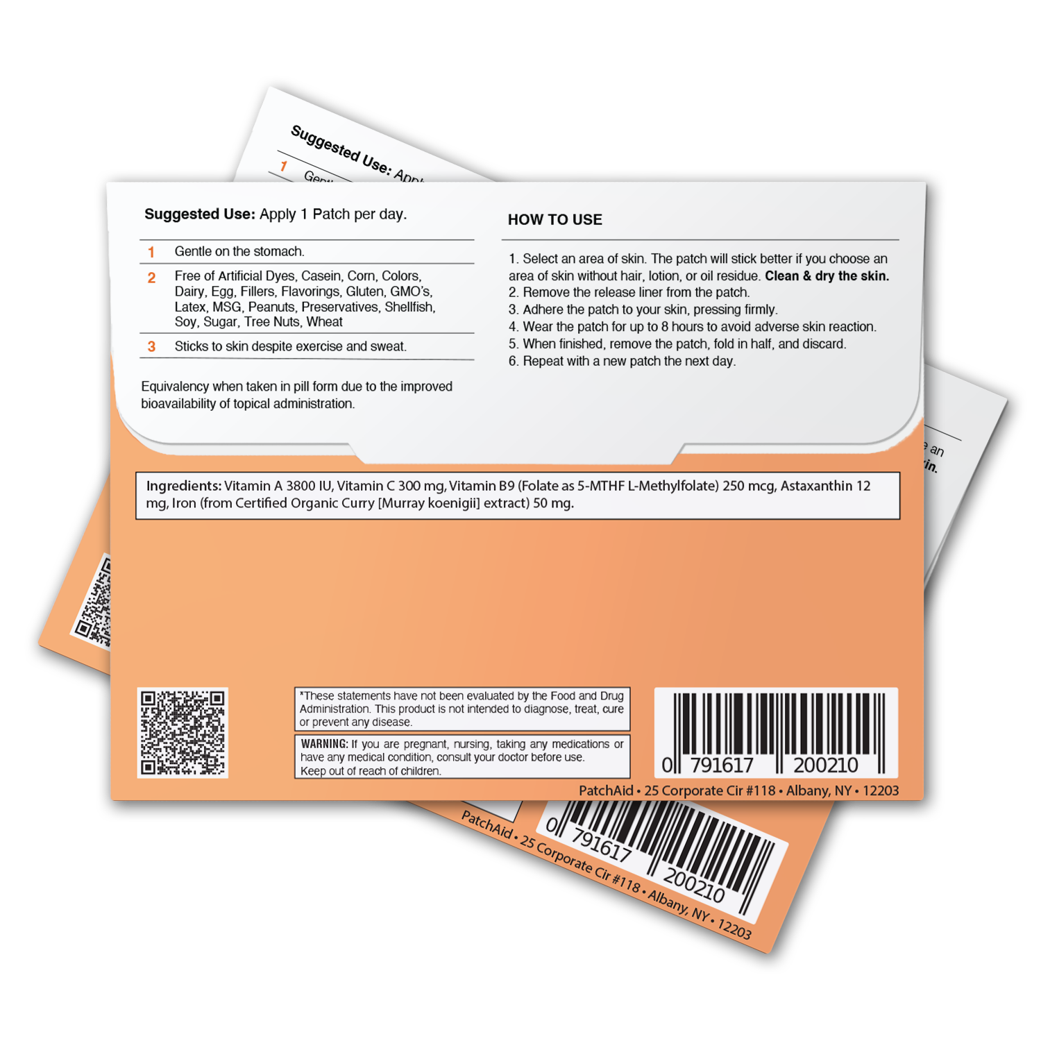 Gastric Band Surgery Active Lifestyle Vitamin Patch Pack