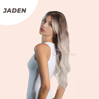 JBEXTENSION 26 Inches Light Blonde Body Wave Women Wig JADEN