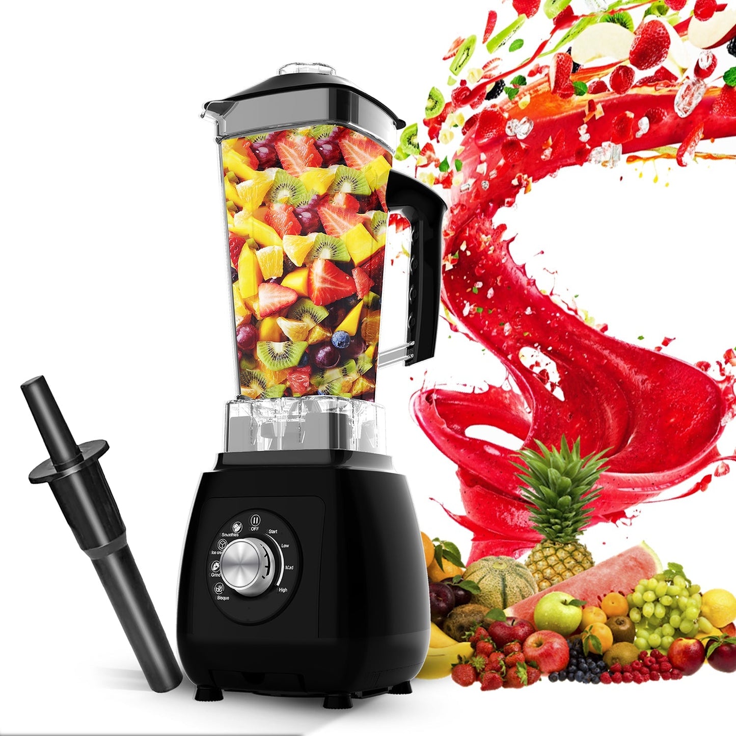 5Core Juicer Blender Machines 2000W  High-Speed Countertop Kitvhen