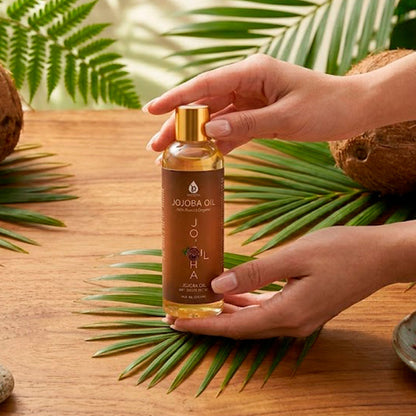 Aceite de jojoba dorado 100% puro y natural, 6 oz