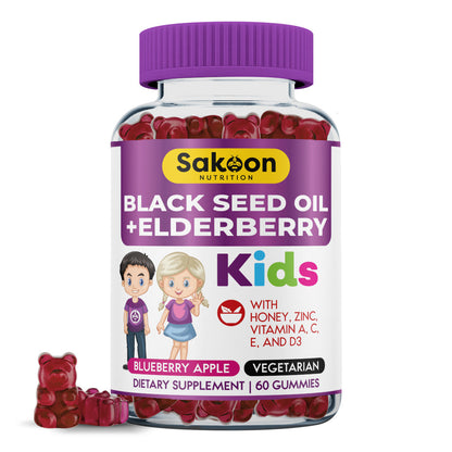 Kids Black Seed + Elderberry Gummies