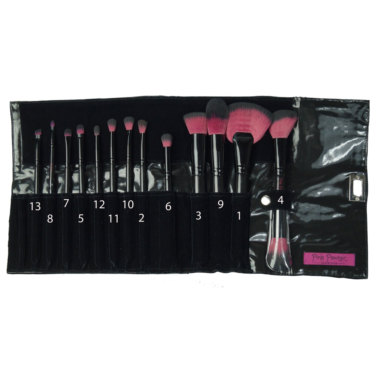 Makeup Brush Jeweled Case