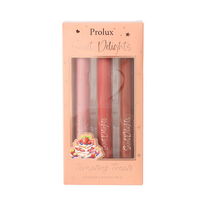 Sweet Delights - Trío de labiales en polvo