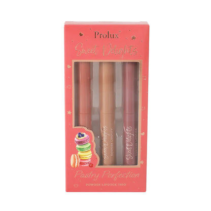 Sweet Delights - Trío de labiales en polvo