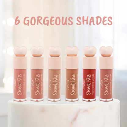 Sweet Kiss: Lápiz labial líquido aterciopelado