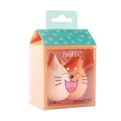 2 in 1 Cat Sponge Set