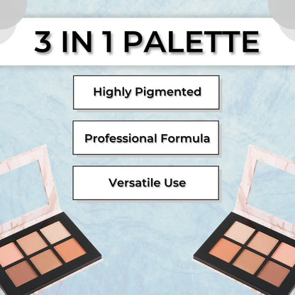 Prolux Blush Bronze Highlight Palette