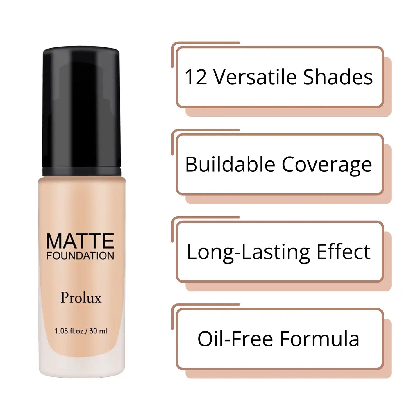 Base de maquillaje mate ligera