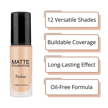 Base de maquillaje mate ligera