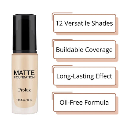 Base de maquillaje mate ligera