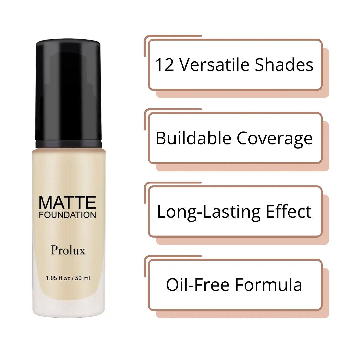 Base de maquillaje mate ligera