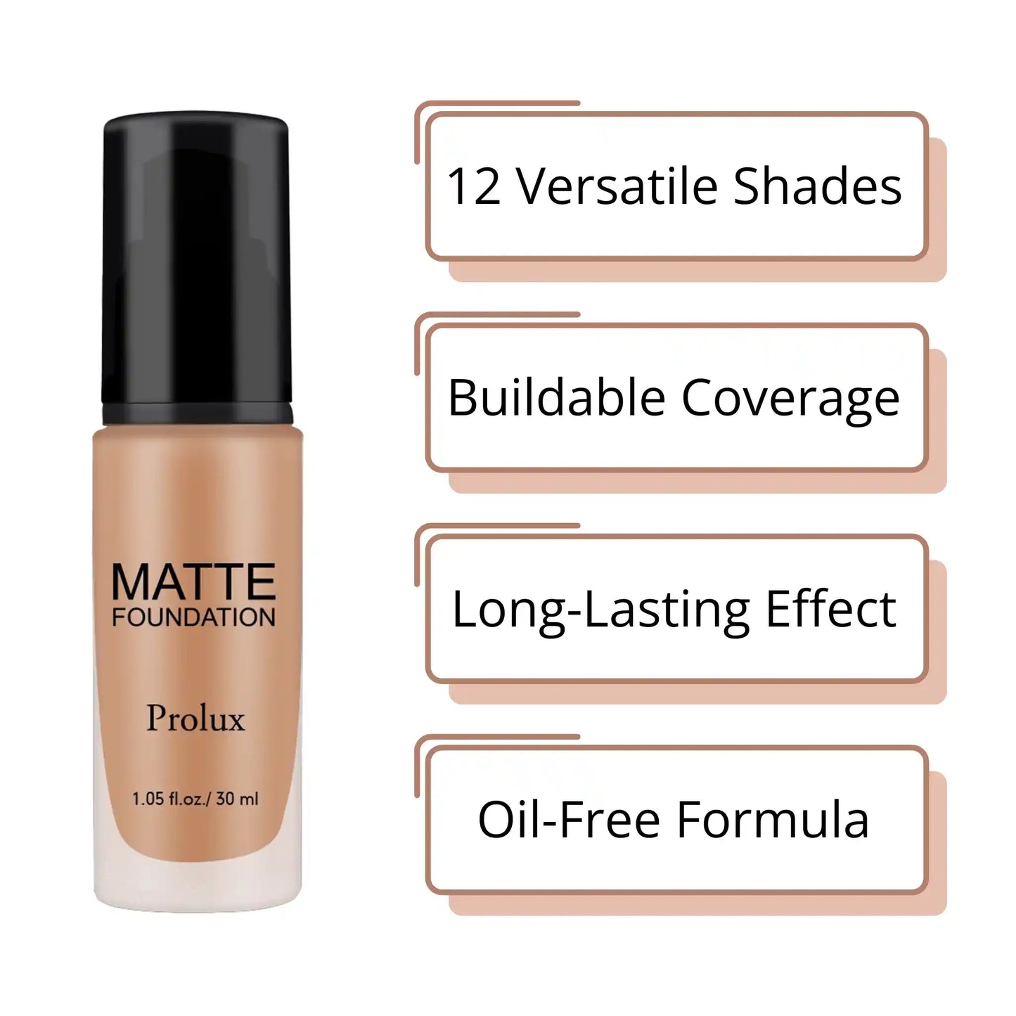 Base de maquillaje mate ligera