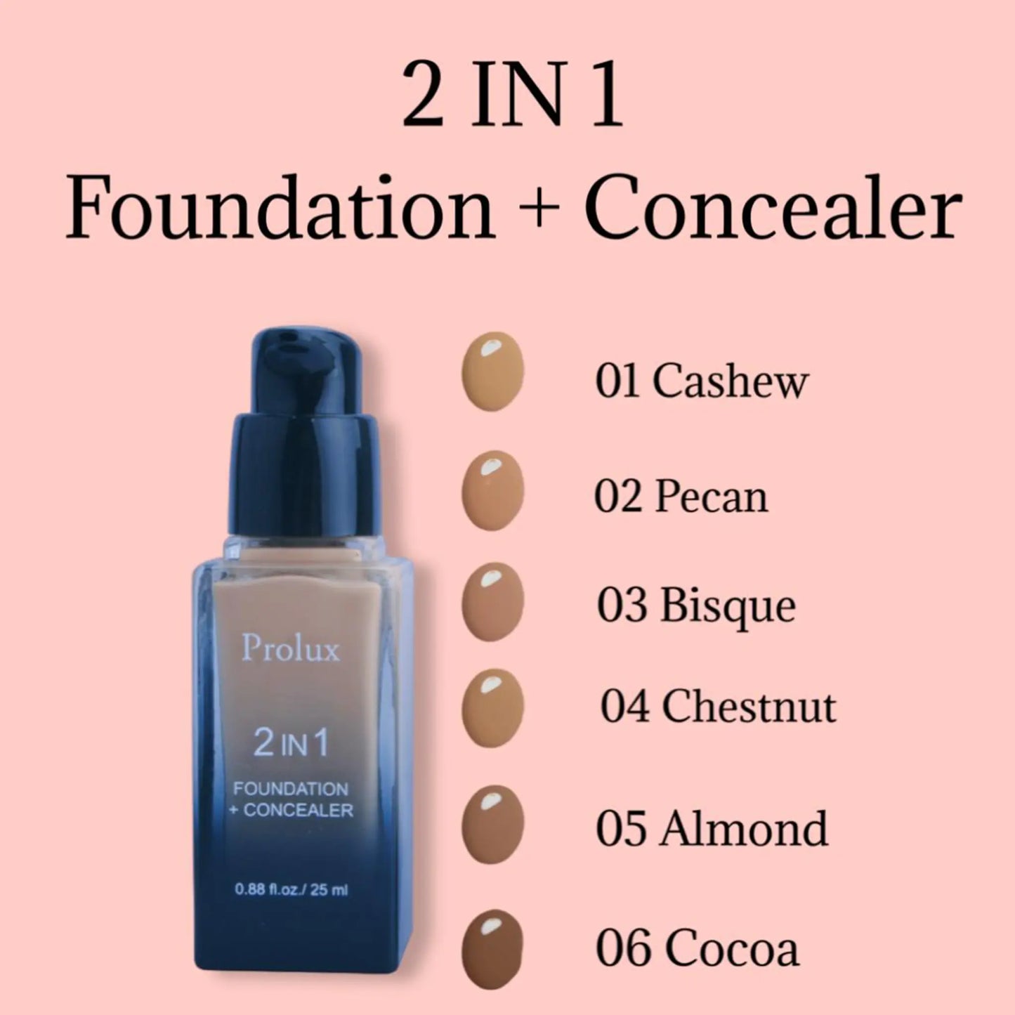 2 in 1 Foundation and Concealer