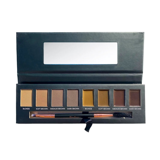 Eyebrow Makeup Kits | 8 Shade Brow Palette with Brush