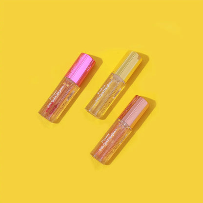 Brillo labial de oro de 24 quilates