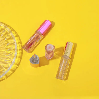 Brillo labial de oro de 24 quilates