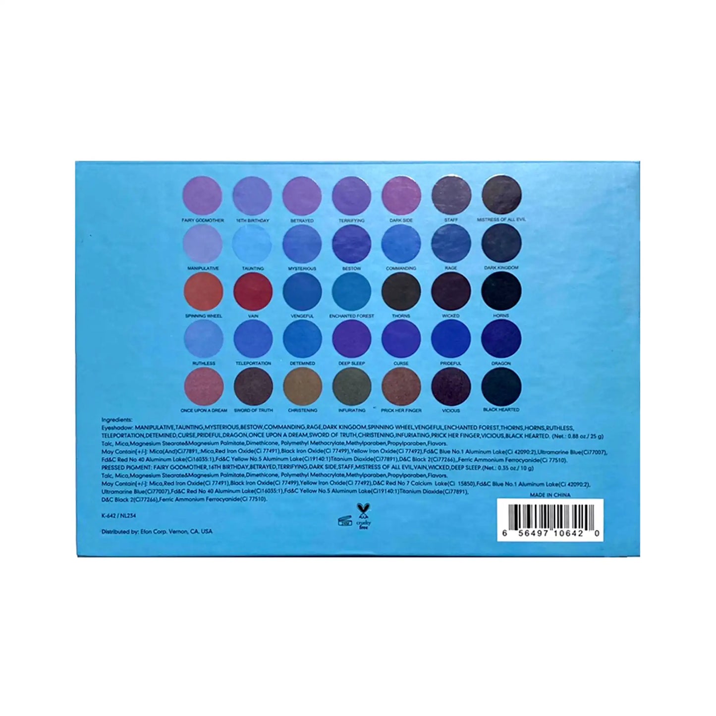 Dark Fairy Cool Eyeshadow Palette